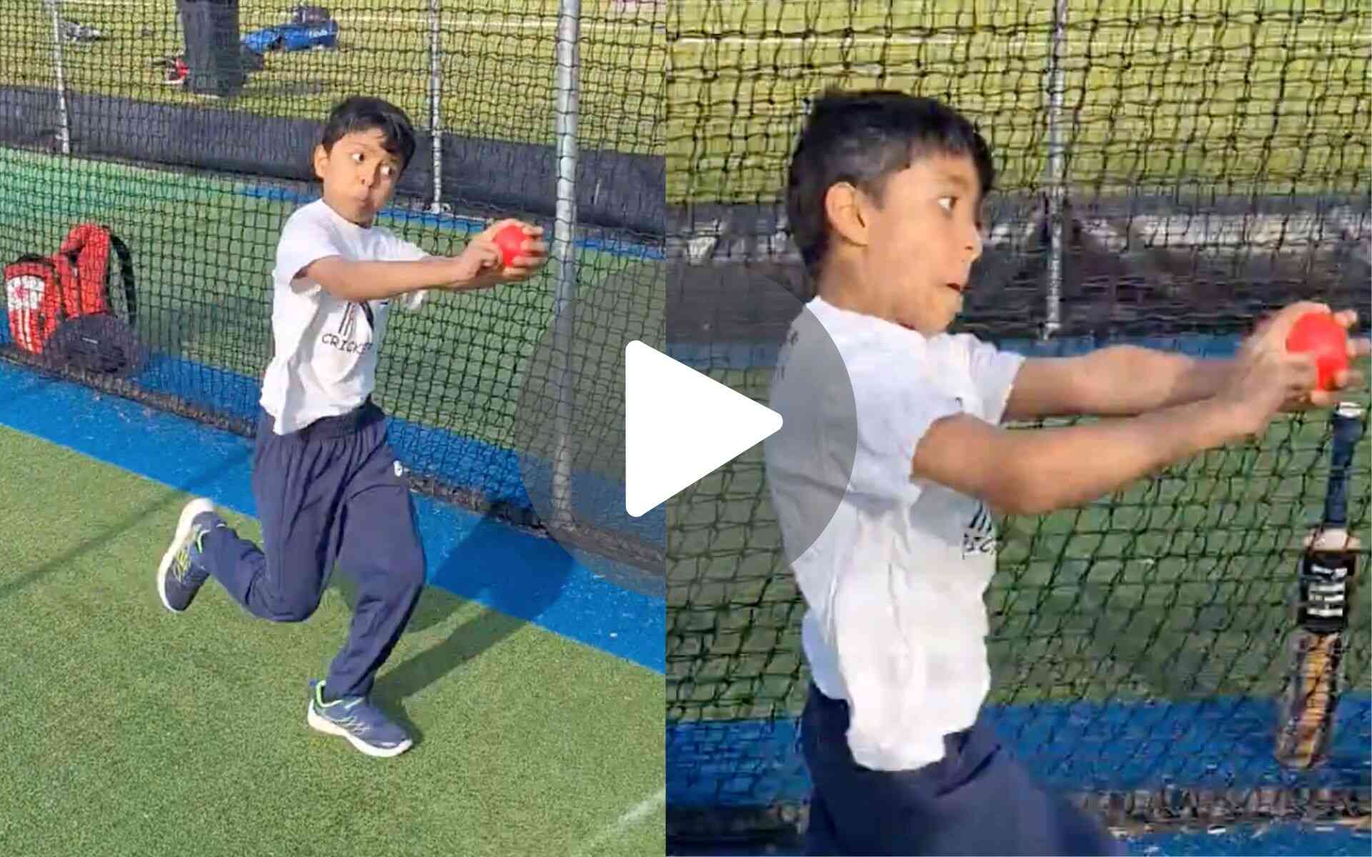 Little Kid's Impressive Bumrah-Esque Bowling Action Steals Limelight On Social Media - Watch